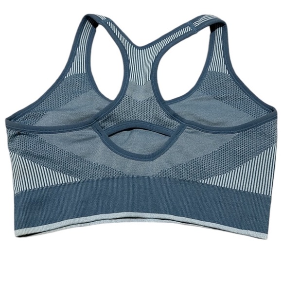 Puma Racerback Two-Tone Compression Sports Bra NWOT - Picture 2 of 3